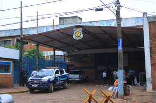 Fachada do Presídio Jair Ferreira de Carvalho, a Máxima, localizado no Complexo Penitenciário do Jardim Noroeste (Foto: Arquivo)