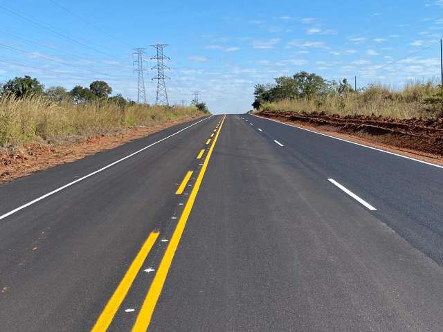DNIT conclui pavimenta&ccedil;&atilde;o de trecho da BR-262