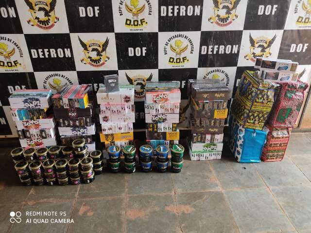 Em abordagens, DOF apreende R$ 150 mil em eletr&ocirc;nicos e cigarros 