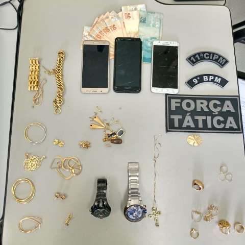 Quatro s&atilde;o capturados por roubos de joias no Carand&aacute; e Giocondo Orsi