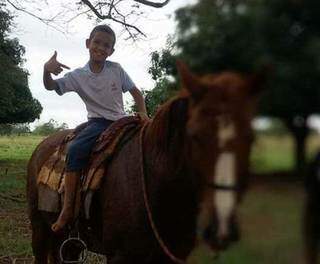 Ariel Ferreira dos Santos em momento de lazer (Foto: Nova News)