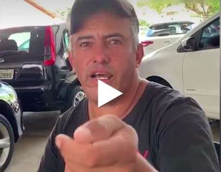 Veja o v&iacute;deo em que seguran&ccedil;a promete matar cinco e depois cometer suic&iacute;dio