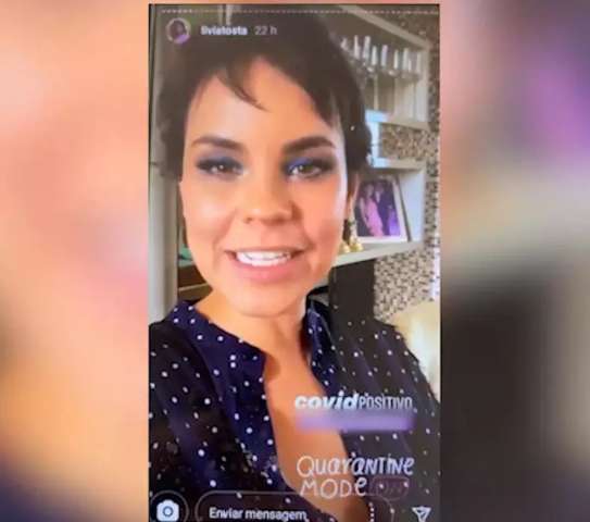 &quot;Comemora&ccedil;&atilde;o&quot; ap&oacute;s positivo para coronav&iacute;rus foi mal interpretada, diz blogueira