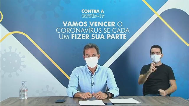 Mais restri&ccedil;&otilde;es sim, &quot;lockdown&quot; n&atilde;o, afirma Marquinhos em transmiss&atilde;o ao vivo
