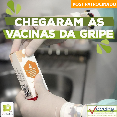 Você ainda não tomou a vacina contra gripe? Na Vaccine Care tem