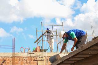 Construção civil não faz parte da lista de serviços essenciais de Campo Grande (Foto/Arquivo: Paulo Francis)