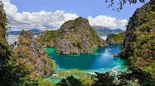 Coron Island, na província de Palawan, nas Filipinas, um dos lugares mais belos do mundo, e pouco visitado (Foto: Divulgação)