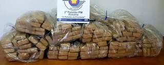 Motorista fura bloqueio, mas &eacute; preso com quase 100 kg de drogas
