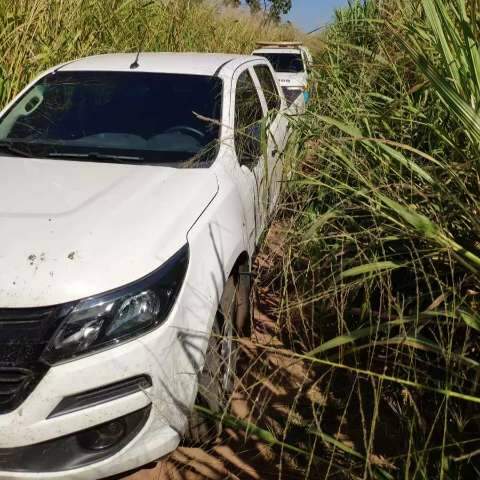 Camionete com 1 tonelada de maconha &eacute; encontrada em matagal pr&oacute;ximo a rodovia