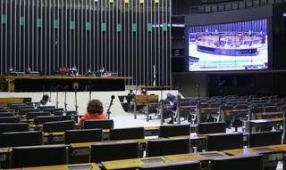 Plenário da Câmara nesta terça-feira (21). (Foto: Najara Araújo/ Câmara dos Deputados/ Reprodução AgênciaBrasil) 