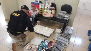 PRF apreende comboio com eletr&ocirc;nicos e medicamentos 
