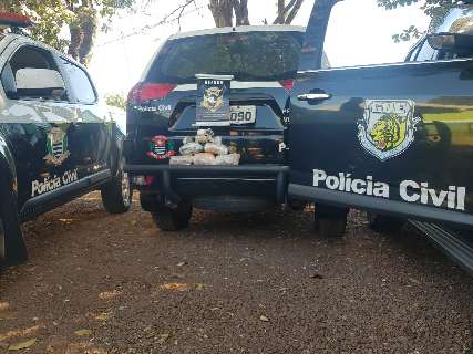 Opera&ccedil;&atilde;o da pol&iacute;cia paulista prende dupla de traficante em MS  