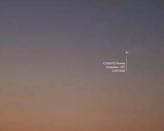 Cometa &quot;super brilhante&quot; aparece ap&oacute;s quase 7 mil anos e ser&aacute; visto em MS