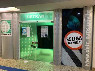 Entrada da agência do Pátio Central, fechada por uma semana após servidora contrair covid-19 (Foto: Divulgação)