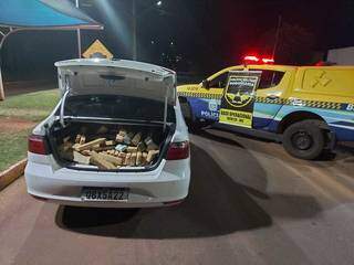 Traficante &eacute; preso com 348 quilos de maconha em persegui&ccedil;&atilde;o na MS-156