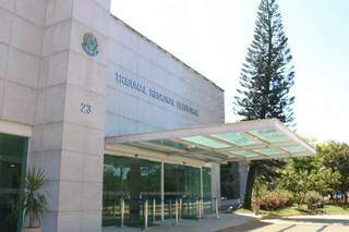 Sede do Tribunal Regional Eleitoral no Parque dos Poderes em Campo Grande (Foto: Henrique Kawaminami/Arquivo)