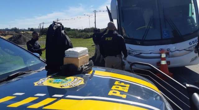 Homem sai de MS com coca&iacute;na na mala e acaba preso no Rio Grande do Sul