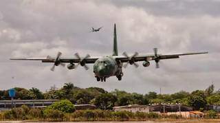 Imagem mostra &#34;Hércules&#34;, como é chamada a Aeronave modelo Hércules C-130, da Força Aérea Brasileira (Foto: Divulgação/FAB) 