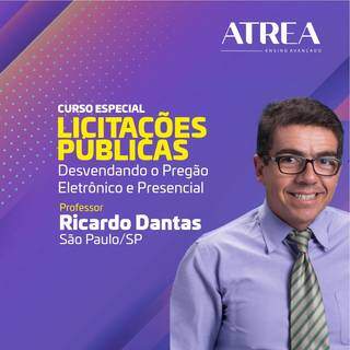 Ricardo Dantas é de São Paulo e será o ministrante do curso. (Foto: Divulgação/Atrea Brasil)