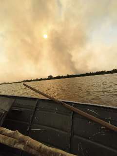 Nesta terça, "desafio contra o fogo" envolve 1,5 mil hectares do Pantanal