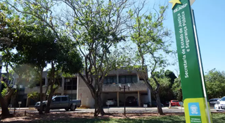 Sede da Secretaria Estadual de Segurança, em Campo Grande (Foto: Divulgação - Sejusp) 