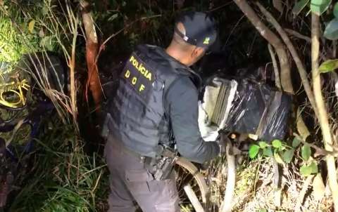 Traficantes usavam garupa de bicicletas para levar quase 400 quilos de maconha