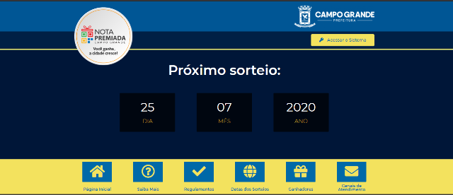 Campo-grandense ganha sozinho pr&ecirc;mio de R$ 100 mil do Nota MS Premiada