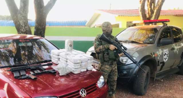 &quot;Geral&quot; do PCC &eacute; preso com 22 quilos de supermaconha e fuzil em MS