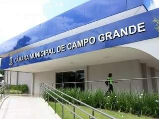 Sede da Câmara Municipal de Campo Grande (Foto: Henrique Kawaminami - Arquivo)