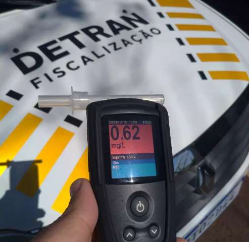 Agente patrimonial &eacute; preso dirigindo b&ecirc;bado dentro do Detran