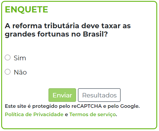 Participe: consulta ao leitor hoje &eacute; sobre a taxa&ccedil;&atilde;o das grandes fortunas