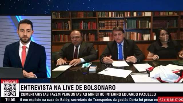 Bolsonaro reclama de servidores de MS que disseram que cloroquina veio do Trump