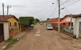 Rua da casa onde a briga aconteceu (Foto: Reprodução/Google Maps)