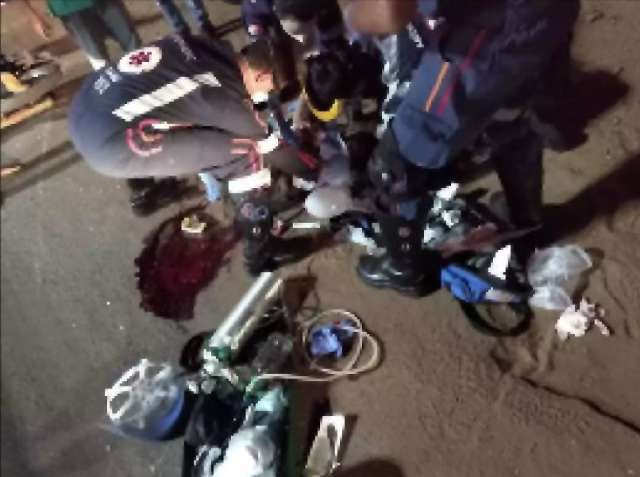 Morre motociclista que caiu em quebra-molas na Assaf Trad