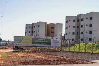 Residencial no Bairro Aero Rancho em fase de construção (Foto: Divulgação - PMCG)