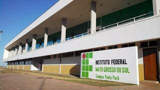 Instituto Federal em Ponta Porã, distante 323 quilômetros de Campo Grande (Foto: arquivo/Campo Grande News)