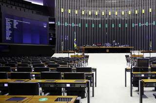 Plenário da Câmara dos Deputados, em Brasília (DF), na semana passada (Foto: Najara Araujo/Câmara dos Deputados)