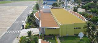 Aeroporto Internacional de Corumbá visto de cima (Foto: Infraero/Divulgação) 