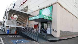 Agência do Shopping Campo Grande foi fechada na tarde de hoje (Foto: Detran-MS/Divulgação)