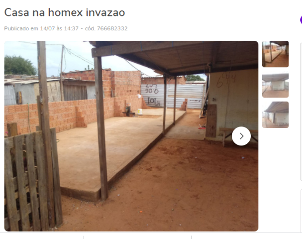 Com IPTU zero, casa de invas&atilde;o da Homex &eacute; vendida a 15 mil na OLX 