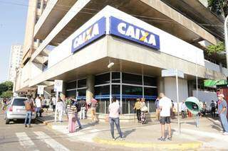 Agência da Caixa Econômica Federal na Rua 13 de Maio. (Foto: Arquivo/Kísie Ainoã)