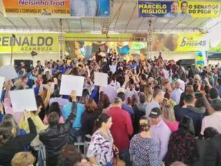 Convenção do PSDB na eleição de 2018, em Campo Grande (Foto: Arquivo - CG News)