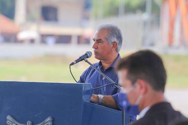 &ldquo;Quem protege a fronteira, protege o Brasil&rdquo;, diz Reinaldo ao presidente