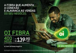 Fibra ótica da Oi garante ultra velocidade de internet para melhor desempenho de sua empresa (Foto: Divulgação)