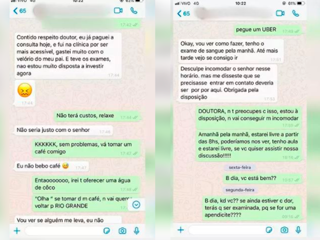 M&eacute;dico apresenta mensagens de Whats para se defender de den&uacute;ncia de paciente
