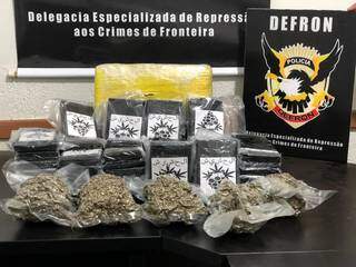 Traficante &eacute; presa com haxixe marroquino e &quot;purple weed&quot; em &ocirc;nibus