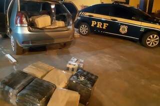 Ap&oacute;s persegui&ccedil;&atilde;o e tiros, traficante &eacute; preso com maconha na BR-463