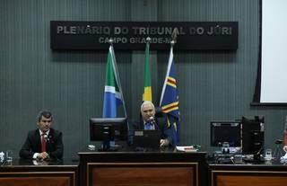 As sessões do Tribunal do Júri foram suspensas desde março em Campo Grande. (Foto: Henrique Kawaminami)