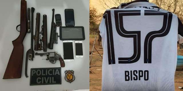 Pol&iacute;cia apreende armas com suspeitos de roubos em s&eacute;rie em cidade do interior 