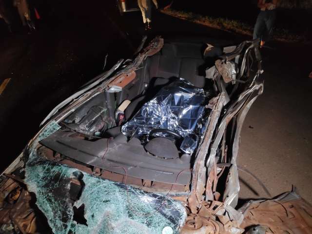 Morto em colis&atilde;o entre carro e carreta na BR-163 tinha 38 anos 